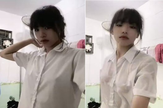 Nữ sinh tắm vẫn muốn bạn trai biết